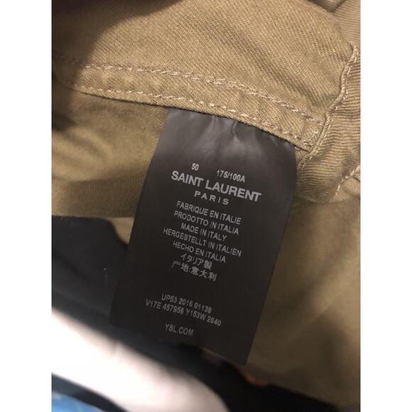 Saint Laurent Sweet Dreams Military Patch Jacket - Picture 5 of 5